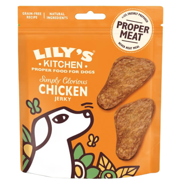 Lily's Kitchen Snack Treats 70 gr - Strisce di Pollo Essiccato