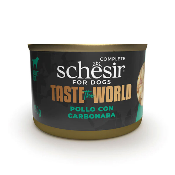 Schesir for Dogs Taste the World 150 gr - Pollo con carbonara
