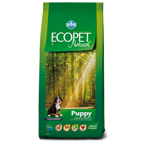 Ecopet Natural Puppy Maxi Dog Pollo - 12 kg