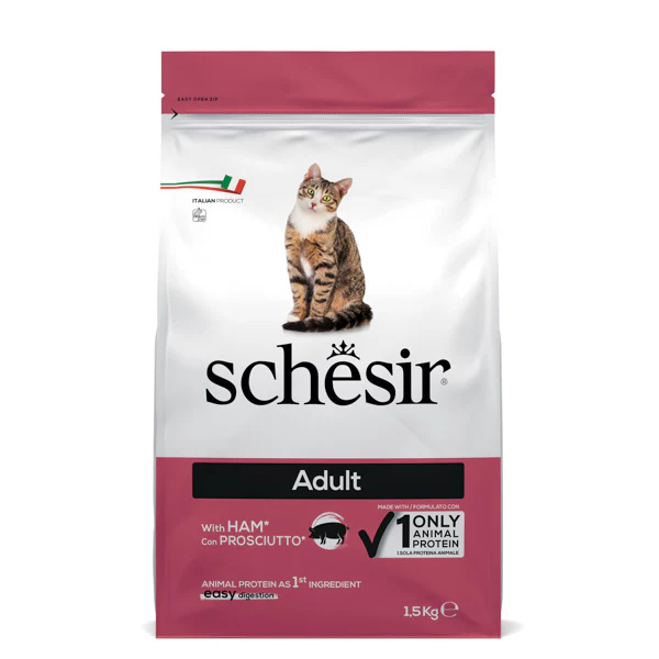 Schesir Cat Dry Mantenimento Prosciutto - 1,5 kg