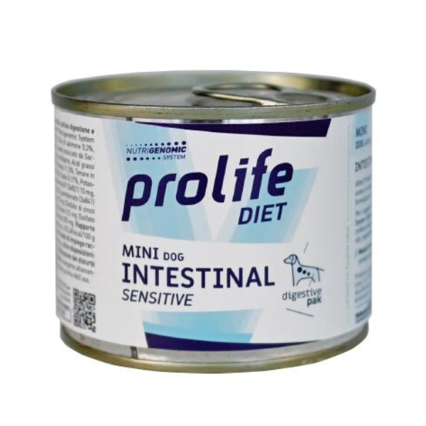 Prolife Veterinary Diet Intestinal Sensitive Dog Mini 200 gr - Maiale Confezione da 6 pezzi