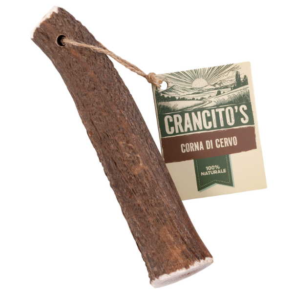 Image of Crancito's Corna di Cervo snack naturale per cani - Small: 50-80 gr - SPEDIZIONE GRATIS 1° ORDINE + scegli lo sconto BZR5 / BZR20010