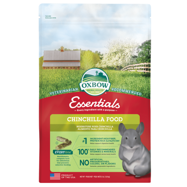 Oxbow Essential Chinchilla Deluxe - 1.36 kg