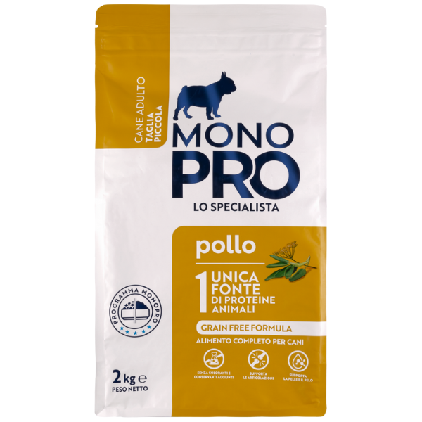 Monopro lo specialista Adult Mini Grain Free Pollo - 2 Kg