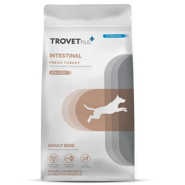 Trovet Plus+ All Breeds Dog Vet Diets Intestinal Tacchino fresco - 10 Kg