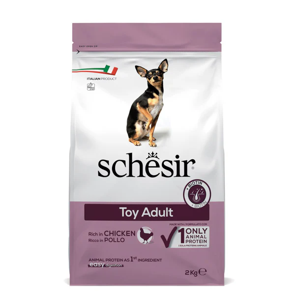 Schesir Dog Dry Toy Maintenance Pollo - 2 kg