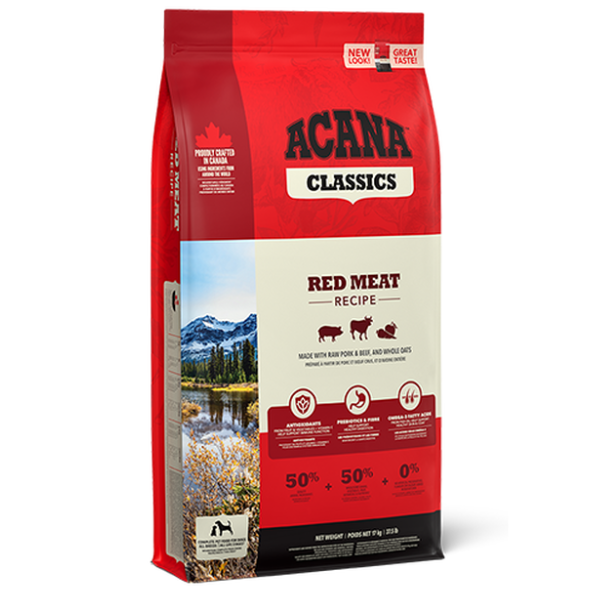 Image of Acana Classic rosso Meat - 14,5 Kg - Croccantini per cani - SPEDIZIONE GRATIS 1° ORDINE + scegli lo sconto BZR5 / BZR20010