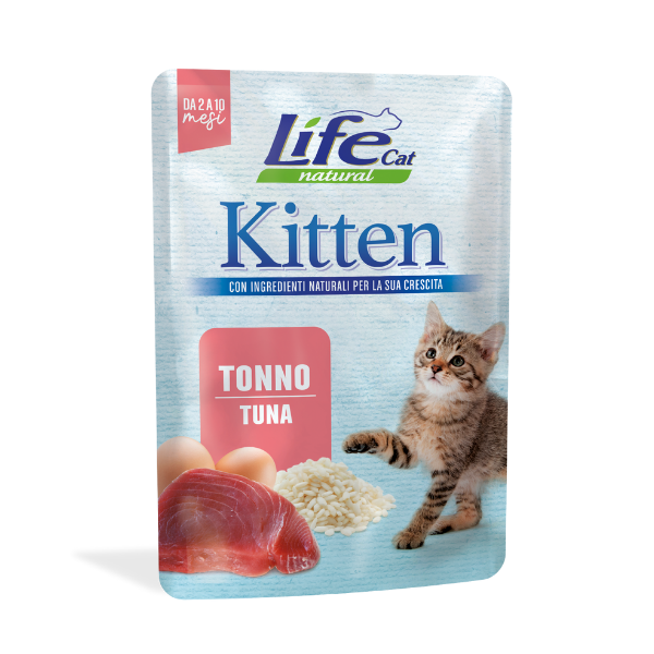 Life Cat Natural Bustine Kitten 70 gr - Tonno Confezione da 30 pezzi