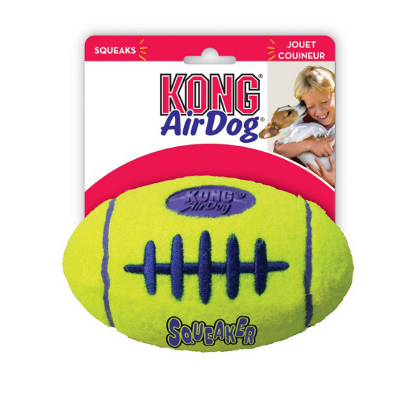 Kong Airdog Squeaker Football - Medium