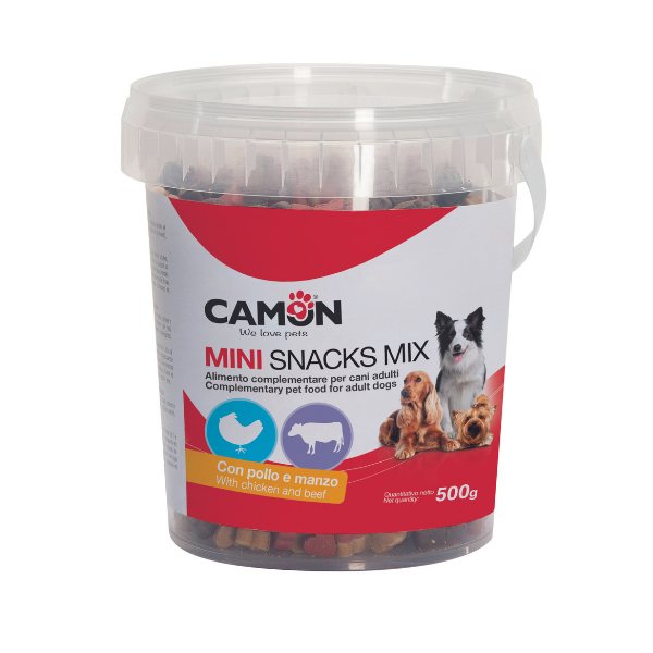 Camon Mini Treats&Snacks Box 500 gr - Ossicini