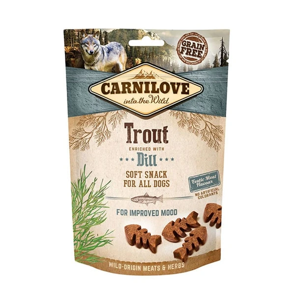 Carnilove Snack Semiumido 200 gr - Trota e Aneto