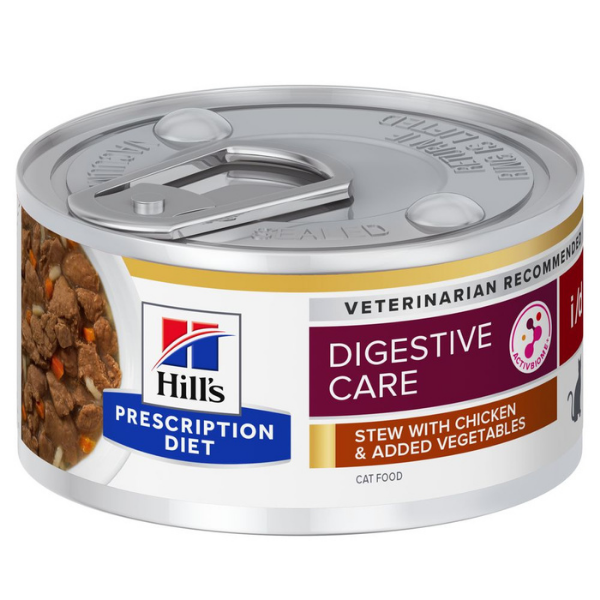 Hill's Prescription Diet Feline i/d 82 gr - Spezzatino Pollo e Verdure Confezione da 6 pezzi