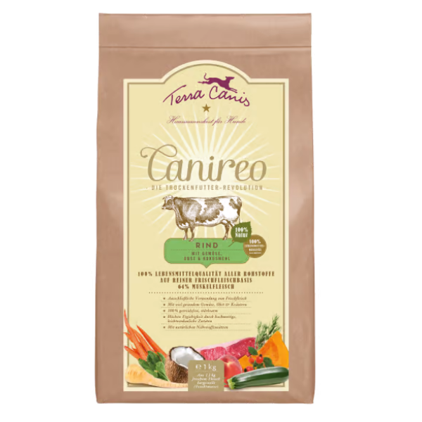 Terra Canis secco Canireo Grain Free al Manzo - 1 kg