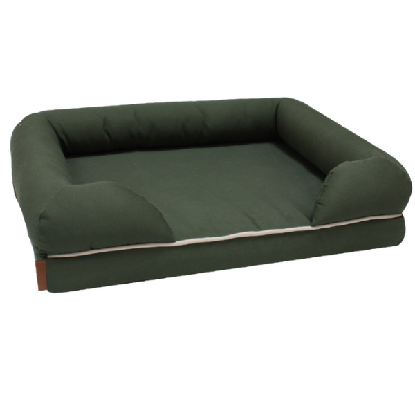 Cuscino Revenant Limitless in Memory Foam Croci - Verde - 64x51x14 cm