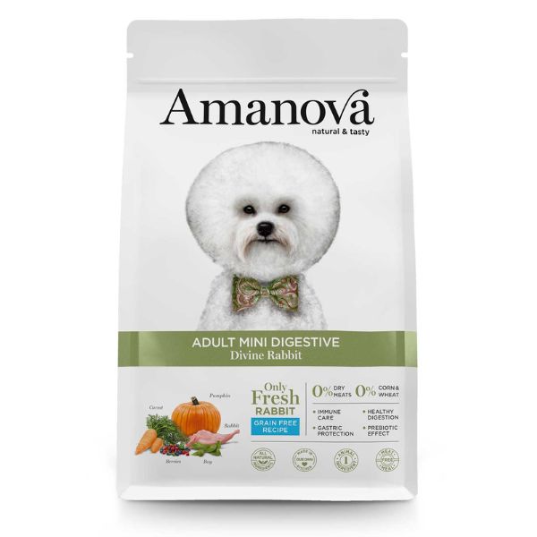 Amanova Mini Digestive Coniglio Grain Free - 2 Kg