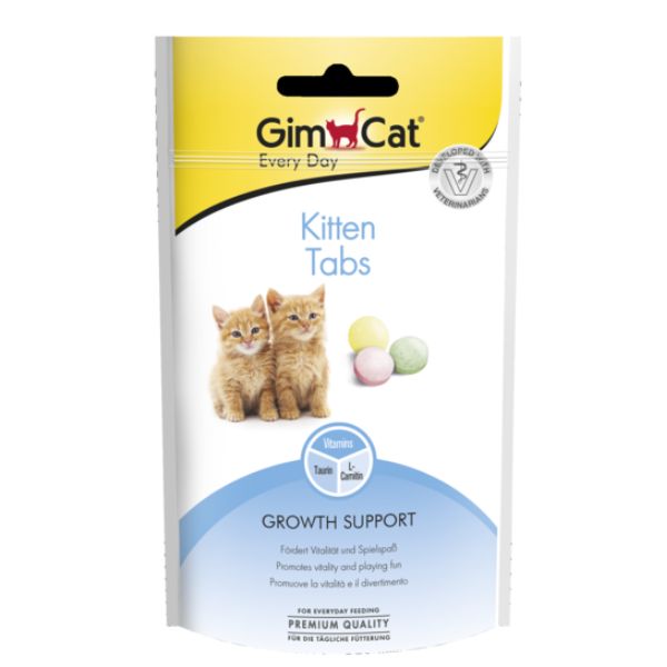 Gim Cat Snack funzionali Kitten-Tabs - 40 gr