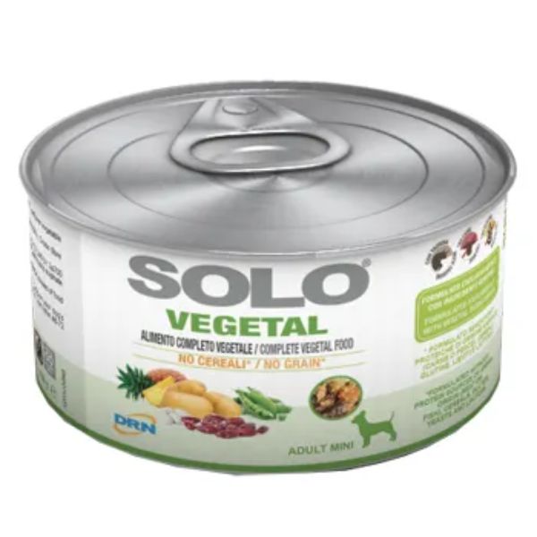 DRN Solo Vegetal No grain Adult Mini 150 gr - 150 gr Confezione da 6 pezzi