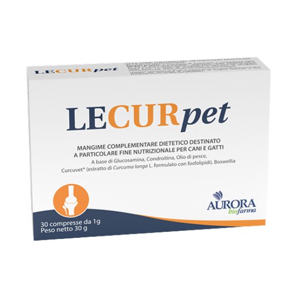 Aurora Biofarma Lecurpet Compresse cane e gatto - 30 compresse