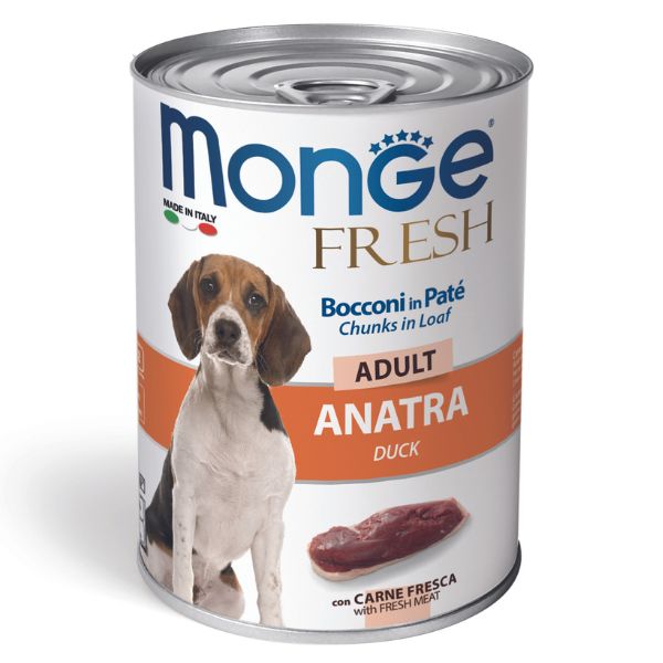 Monge Fresh Adult Patè 400 gr - Anatra Confezione da 6 pezzi