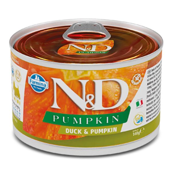 Farmina N&D Pumpkin Canine formula Mini 140 gr - Anatra e Zucca Confezione da 6 pezzi