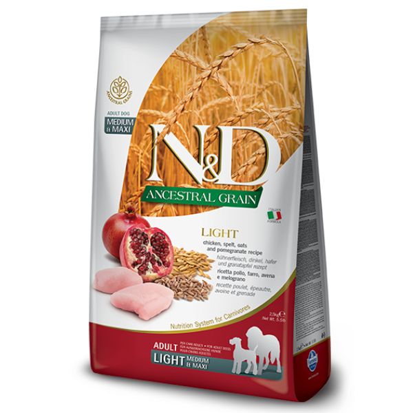 Farmina N&D Ancestral Grain Adult Light Medium/Maxi - 12 kg