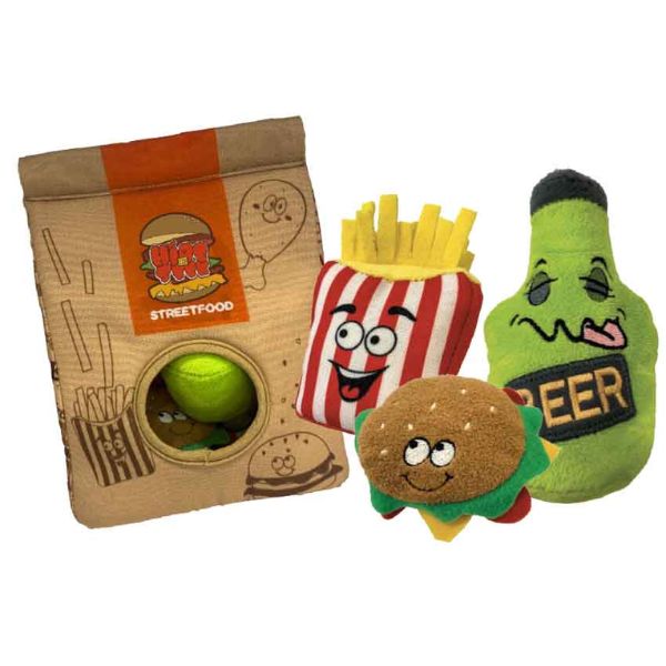 Peluche interattivo Hide&Seek per cani Croci - Street Food