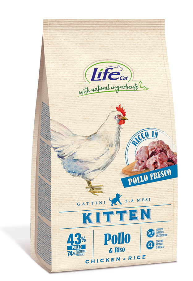 LifeCat Kitten con Pollo (scadenza: 30/11/2024) - 1,5 Kg