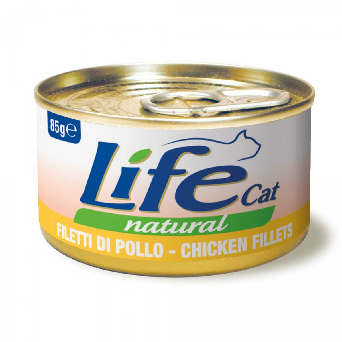 Life Cat Natural Lattine 85 gr - Filetti di Pollo Confezione da 24 pezzi