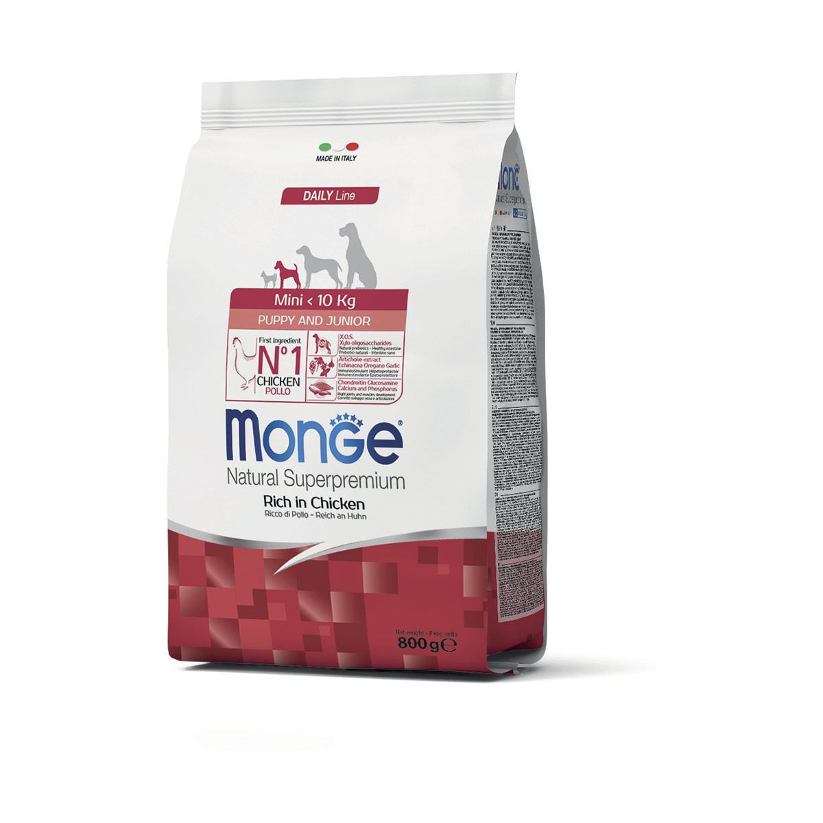 Monge Natural Superpremium Mini Puppy & Junior Ricco di Pollo - 800 gr