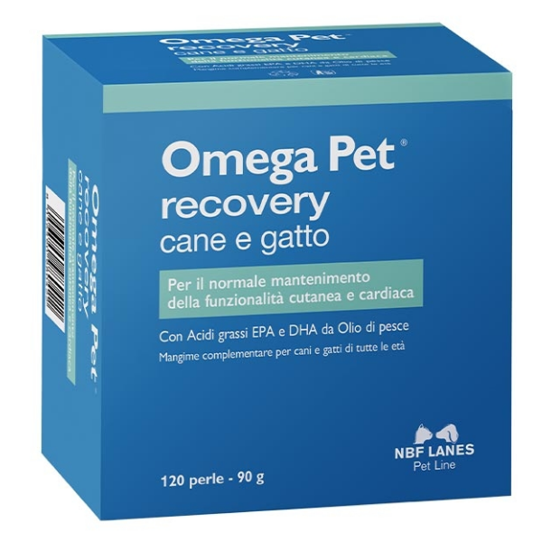 NBF Lanes Omega Pet Recovery cane e gatto - 1 confezione da 120 perle