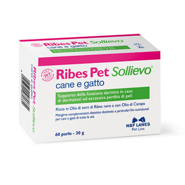 NBF Ribes Pet Sollievo Cane e Gatto - 60 perle