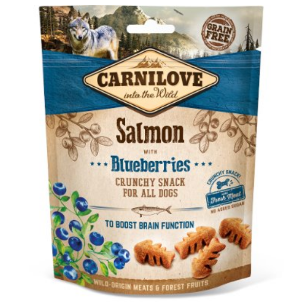 Carnilove Snack Semiumido 200 gr - Salmone e Mirtilli Blu