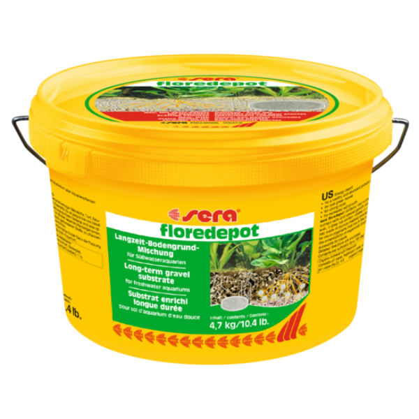 Sera Floredepot Substrato per Acquario - 4,7 Kg