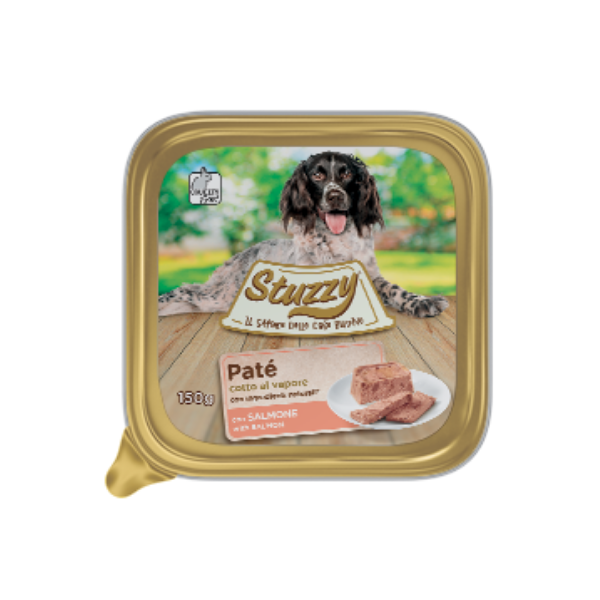 Mister Stuzzy Dog 150 gr - Salmone Confezione da 22 pezzi