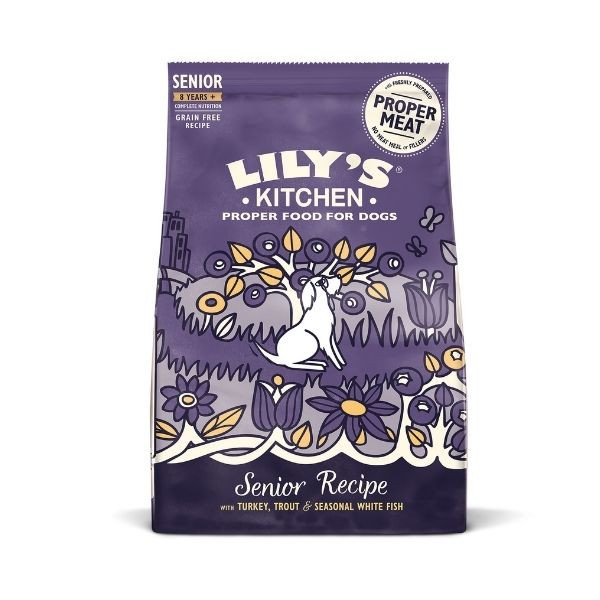 Lily's Kitchen Turkey, Trout & White Fish Senior Recipe - 2,5 kg