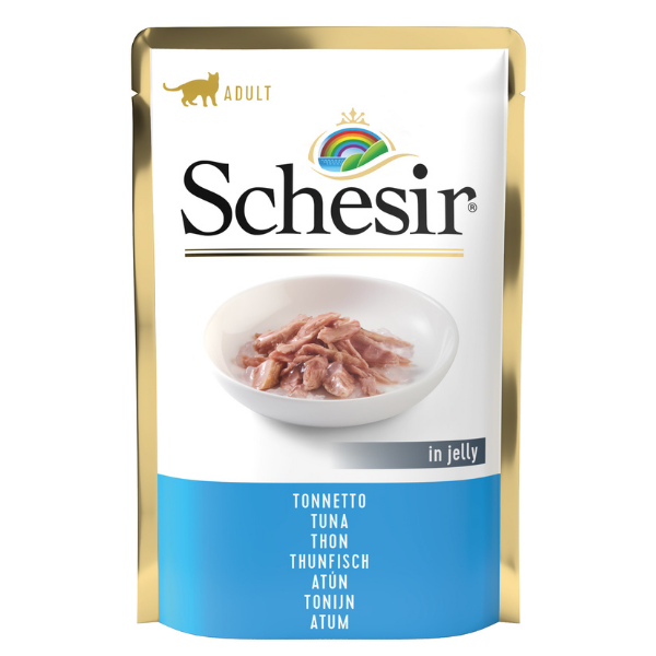 Schesir Cat Soft Adult in jelly 85 gr - Tonnetto Confezione da 20 pezzi - SPEDIZIONE GRATIS 1° ORDINE + scegli lo sconto BZR5 / BZR20